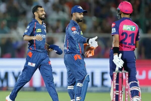 Lucknow Super Giants vs Rajasthan Royals Timeline